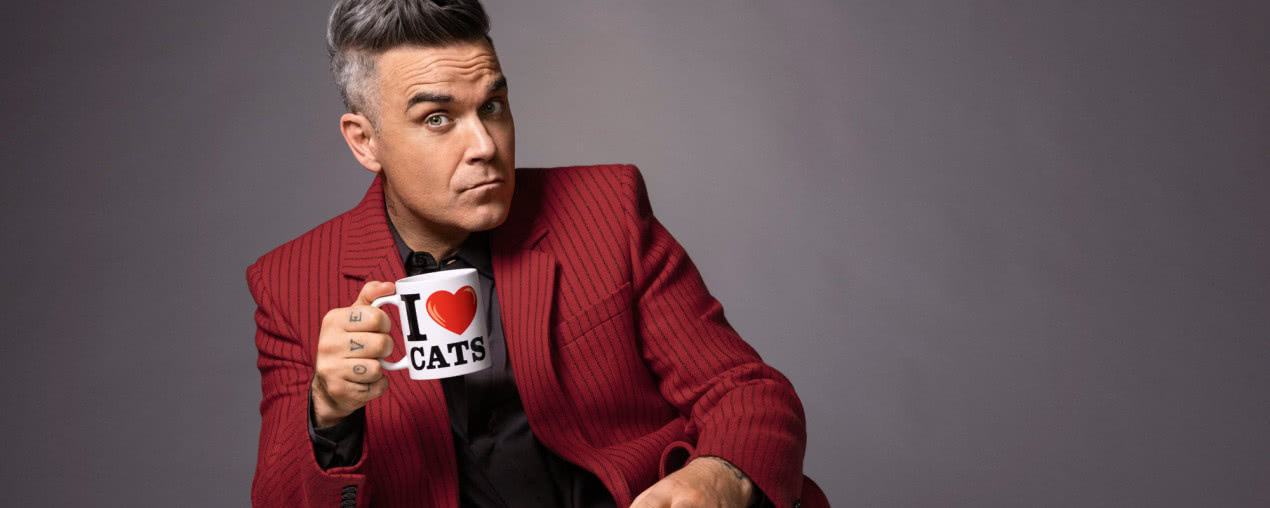 Felix i Robbie Williams łączą siły, by celebrować wspaniałe kocie życie 