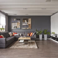 Nowoczesne wnętrza w pogodnym kolorze... grey