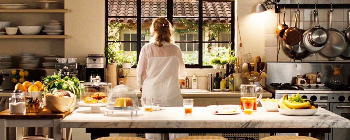 Wnętrza kuchni z filmu "To skomplikowane"
