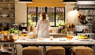 Wnętrza kuchni z filmu "To skomplikowane"