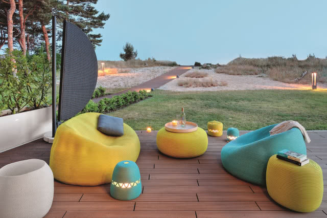 Dziergane meble ogrodowe