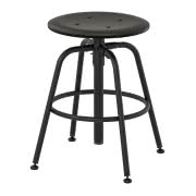 Czarny stołek Kullaberg