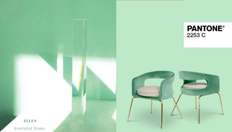 Kolor miętowy we wnętrzach - pomysły na aranżacje