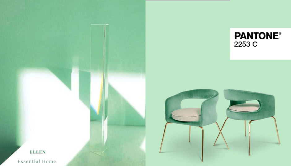 Kolor miętowy we wnętrzach - pomysły na aranżacje