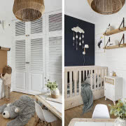 Czarna ściana w pokoju dziecka to piękne tło do...