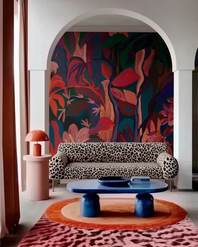 sofa w panterkę