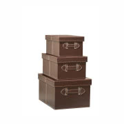 Pudła Chocolate z przykrywami