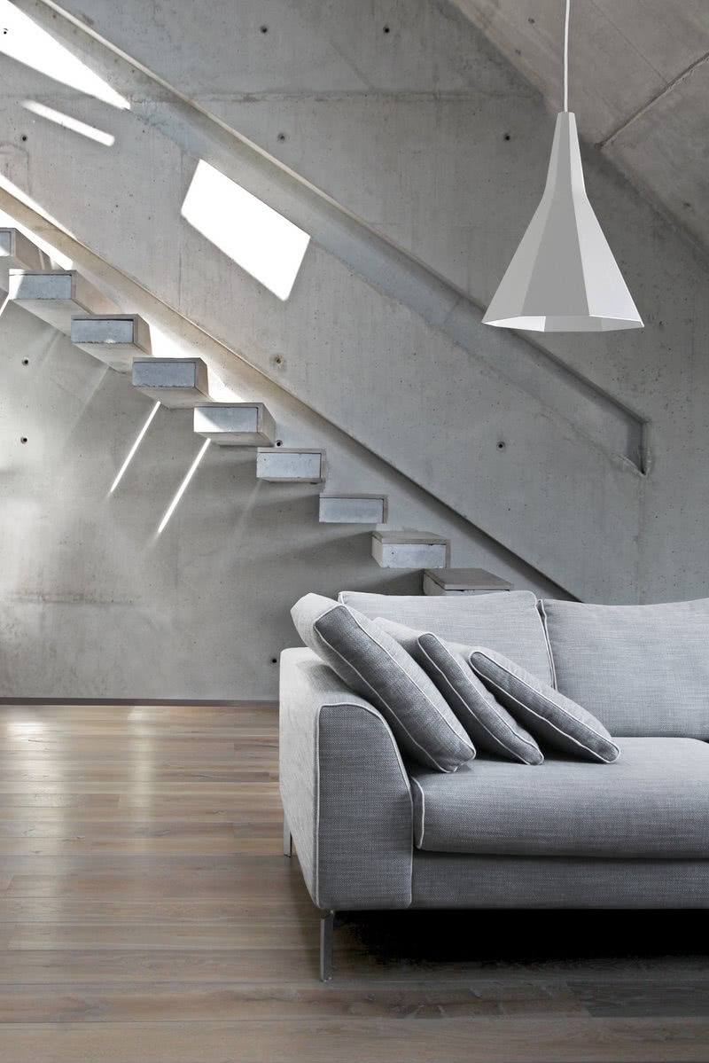 Krater to wisząca lampa wykonana z płyty z...