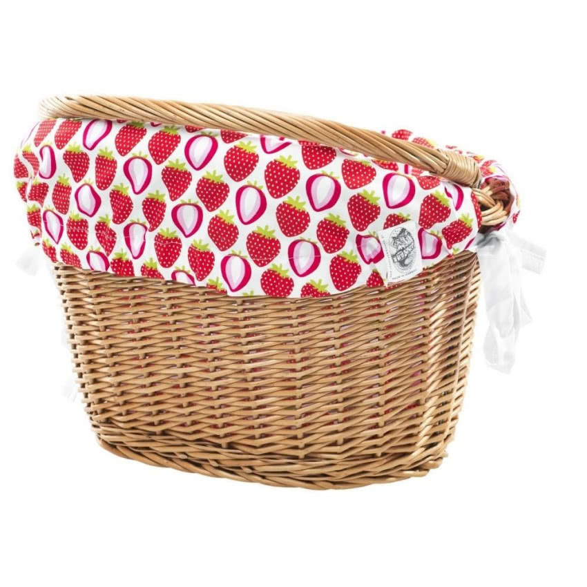 Wiklinowy kosz na rower miejski, pakamera.pl,...