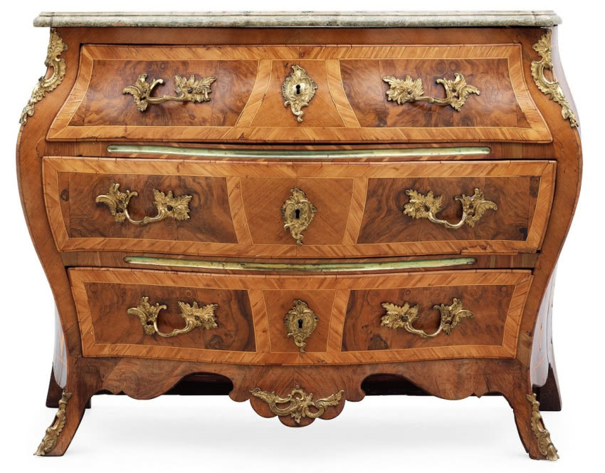 Rokokowa komoda, Bukowski Auction