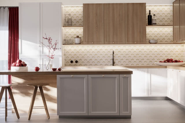 Wzorzyste ściany i podłogi - nowy trend nawet dla minimalistów