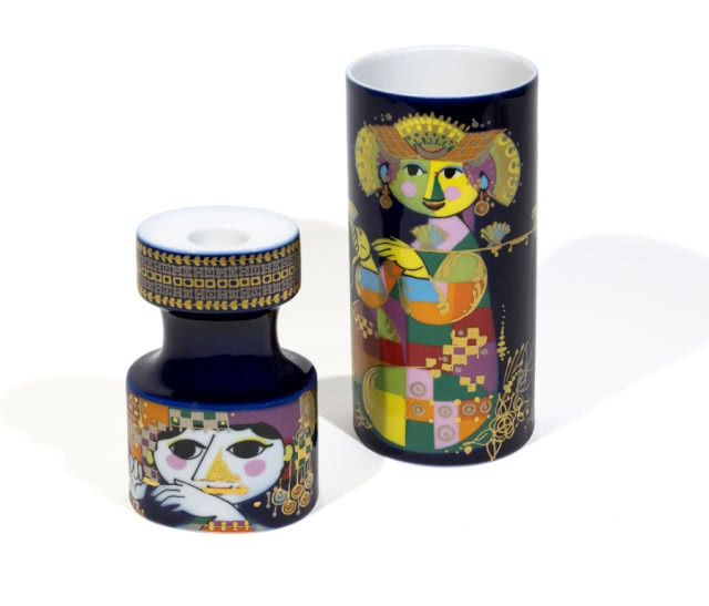 Wazon i świecznik, Rosenthal, Studio Line, Zbiory Muzeum w Gliwicach, fot. Maciej Gowaczewski