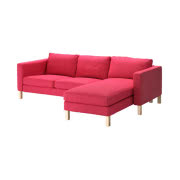 Różowa sofa KARLSTAD