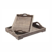 Tace z naturalnego drewna