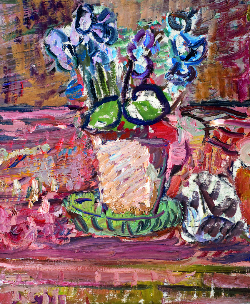 Jan Cybis, „Martwa natura z kwiatami w dzbanie”,...