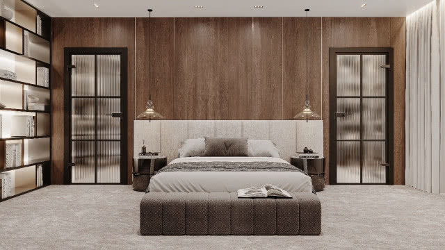 Drzwi Galla 15 w sypialni