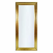 Lustro w drewnianej ramie