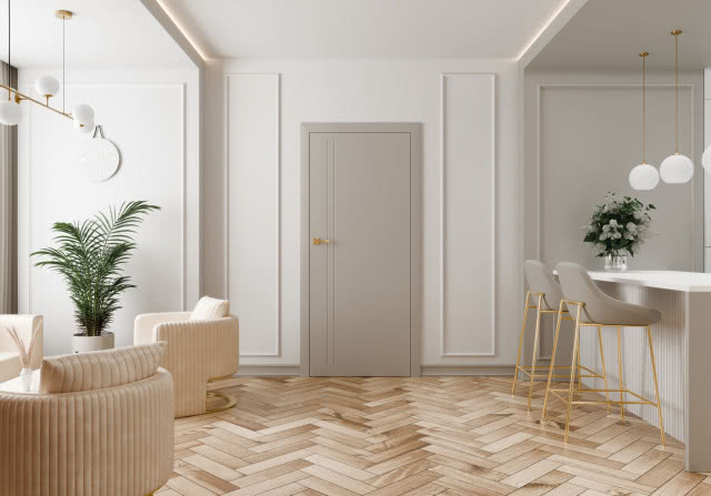 Malowane drzwi DRE Binito 50 w kolorze kaszmir