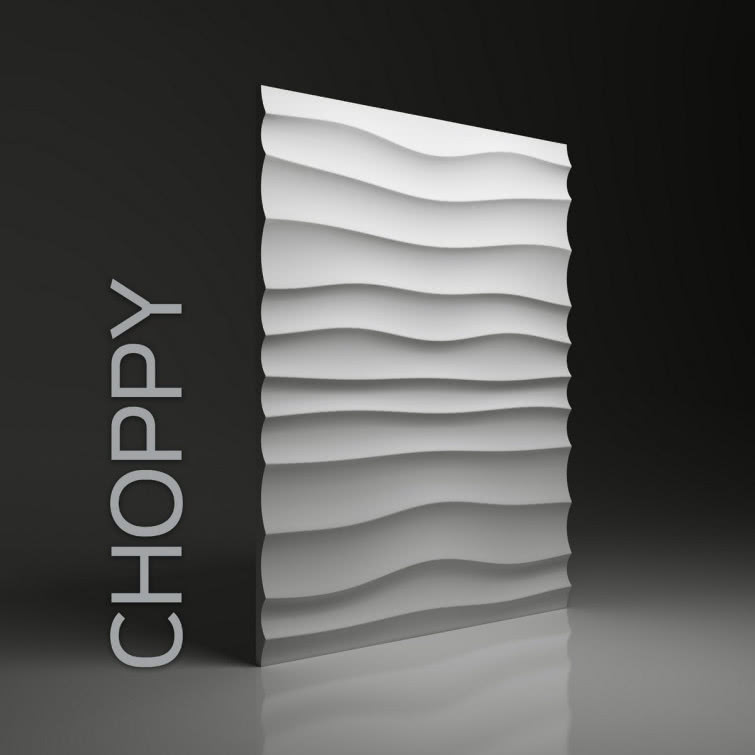 Panel ścienny 3D Choppy