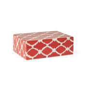 Drewniane pudełko Geometric