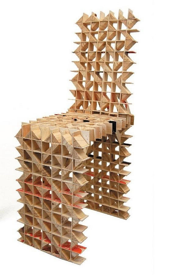 Nibykrzesło Woutera Wigmana z fragmentów...