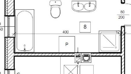 Miejsce na suszarkę w łazience