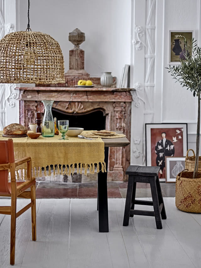 Jadalnia w stylu boho