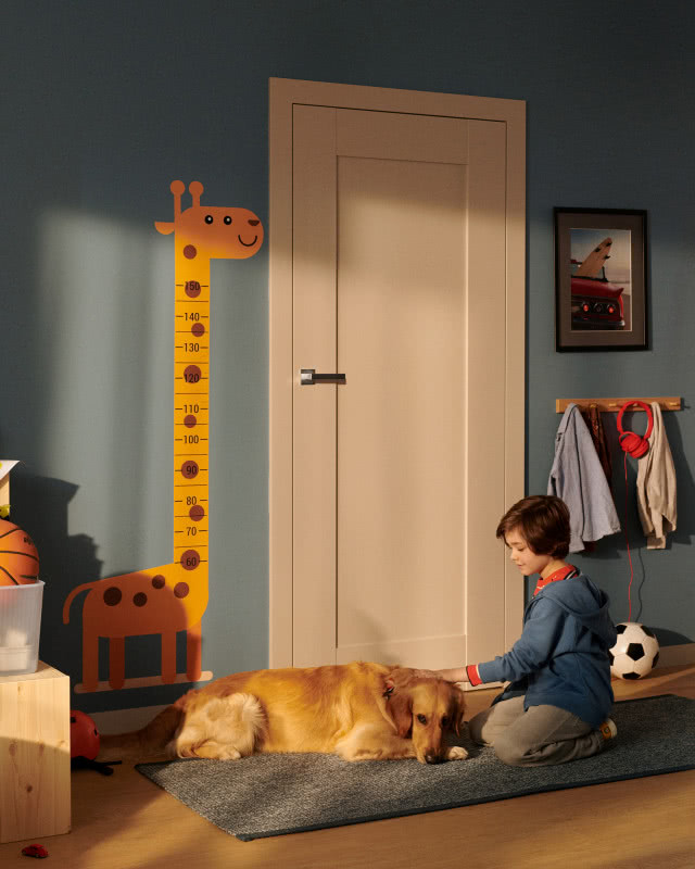 Drzwi DRE Estra 5 w kolorze kaszmir mat 