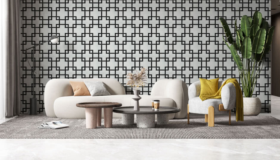 Wzorzyste ściany i podłogi - nowy trend nawet dla minimalistów