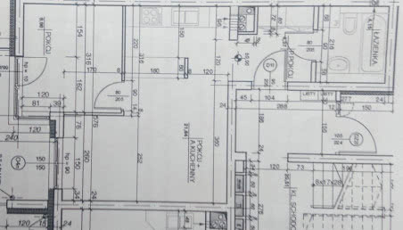 Sypialnia dla rodziców w salonie