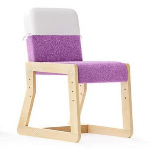 Krzesełko UpME, drewno bukowe, tkanina, możliwość regulacji siedziska od 30 do 45 cm