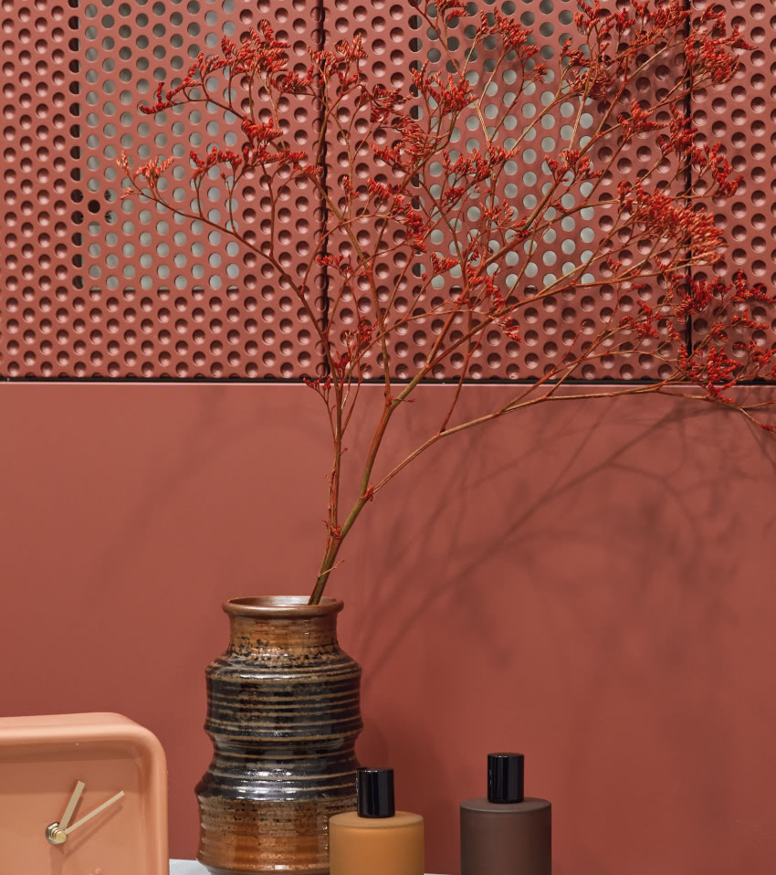 Szafka w takim samym kolorze jak ściana w...