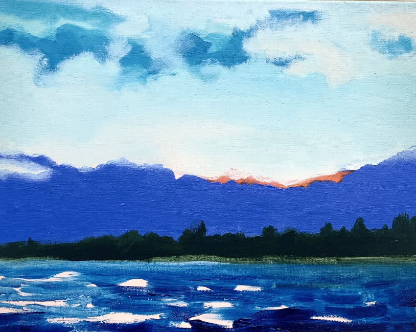 Grzegorz Bolek, „Dobranoc”, 2008, akryl
na...