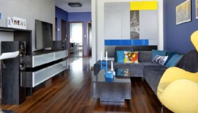 Kolorowe mieszkanie dla singla