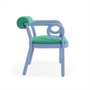 FOTELIK LOOP, projekt India Mahdavi, Gebrüder Thonet Vienna   