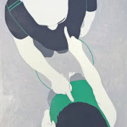 Viola Tycz, "Pole karne", 2016 r., 100 x 60 cm,...