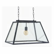 Lampa Harpers z metalu i szkła