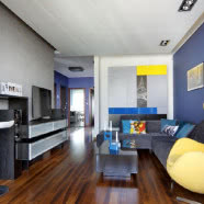 Kolorowe mieszkanie dla singla