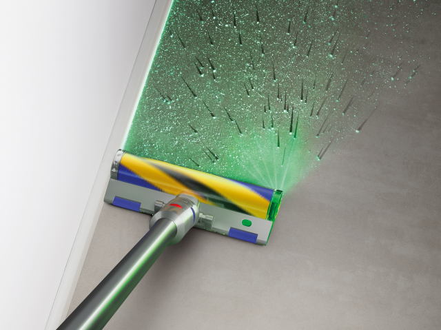 Przełomowa technologia firmy Dyson - laserowe wykrywanie kurzu