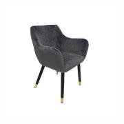 Krzesło Nicki 58x83 cm ciemnoszare