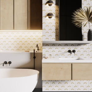 Wzorzyste ściany i podłogi - nowy trend nawet dla minimalistów