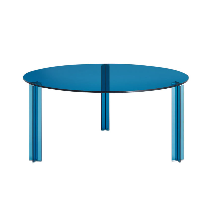 STÓŁ 
Z KRYSZTAŁOWEGO SZKŁA  X-T, projekt Piero...