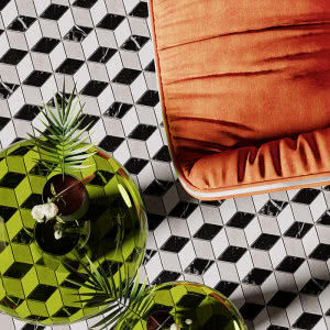 Wzorzyste ściany i podłogi - nowy trend nawet dla minimalistów