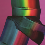 Tomasz Prymon, „Przepływy”, olej na...