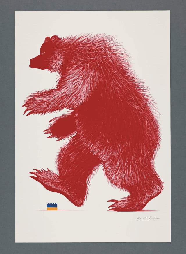 plakat Russian Bear