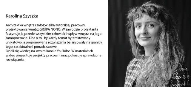 Innowacyjne wnętrza według Karoliny Szyszki - wywiad o odwadze w designie