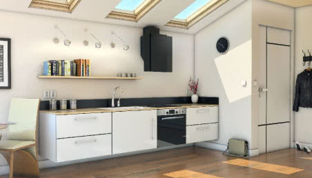 Ustawiony do pionu - nowy okap Ciarko Design