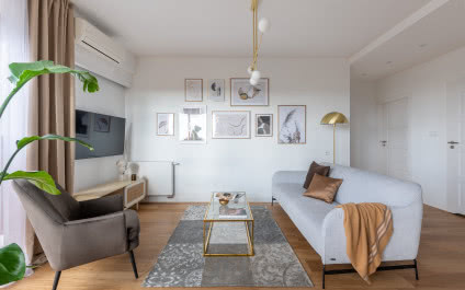 Home staging w mieszkaniu na Służewcu. Zostało wynajęte za wyższą kwotę!