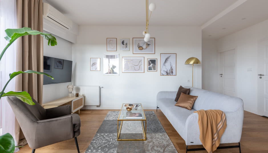 Home staging w mieszkaniu na Służewcu. Zostało wynajęte za wyższą kwotę!