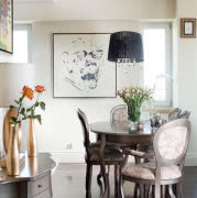 Jadalnia - połączenie klasyki z nowoczesnością.